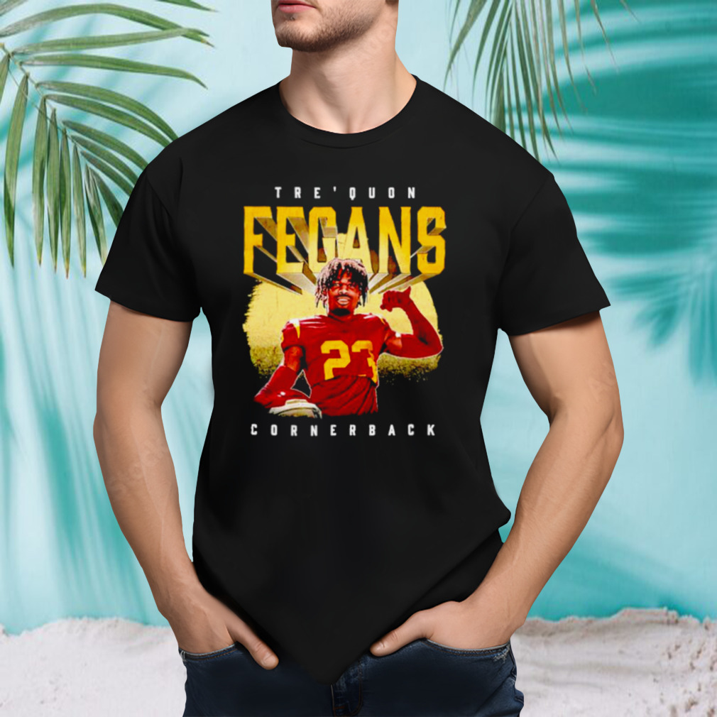 Tre’Quon Fegans college pose shirt