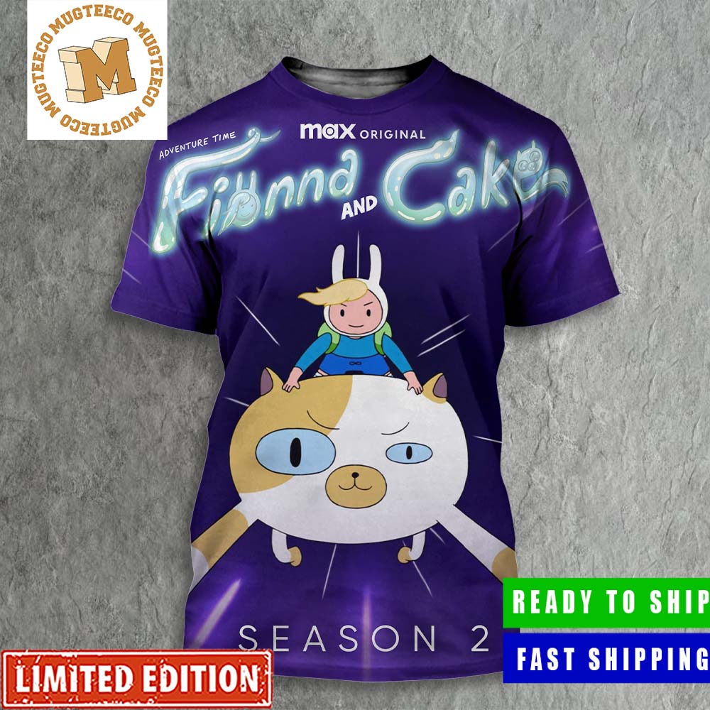 Aventure Time Fionna And Cake Season 2 Poster All Over Print Shirt
