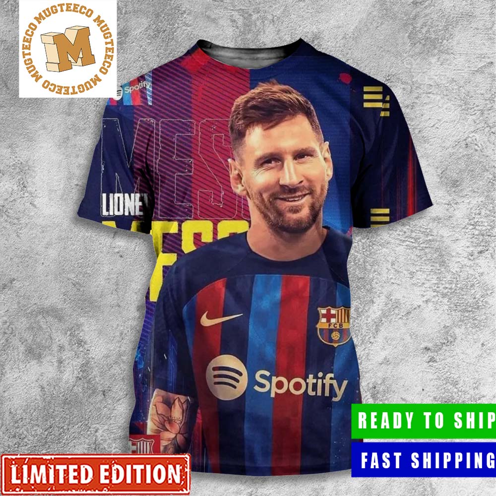 Barcelona Welcome Back Home Leo Messi All Over Print Shirt