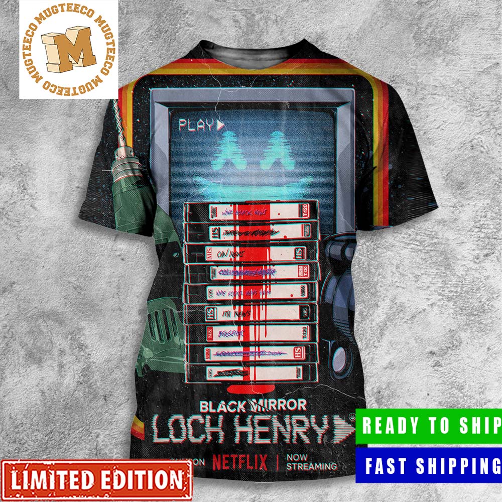 Black Mirror Season 6 episode 2 Loch Henry Official Poster 2023 All Over Print Shirt