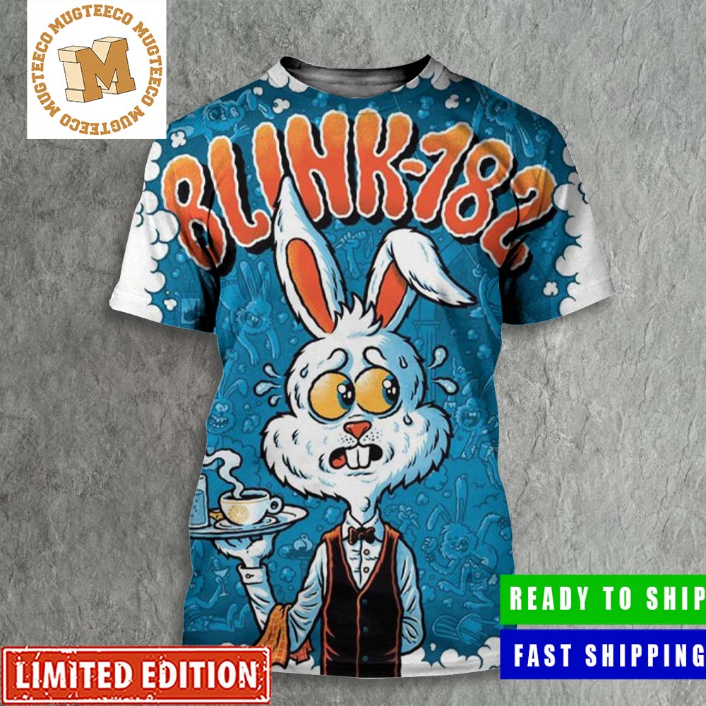 Blink 182 Wien Event September 20 2023 Rabbit Waiter Special Poster All Over Print Shirt