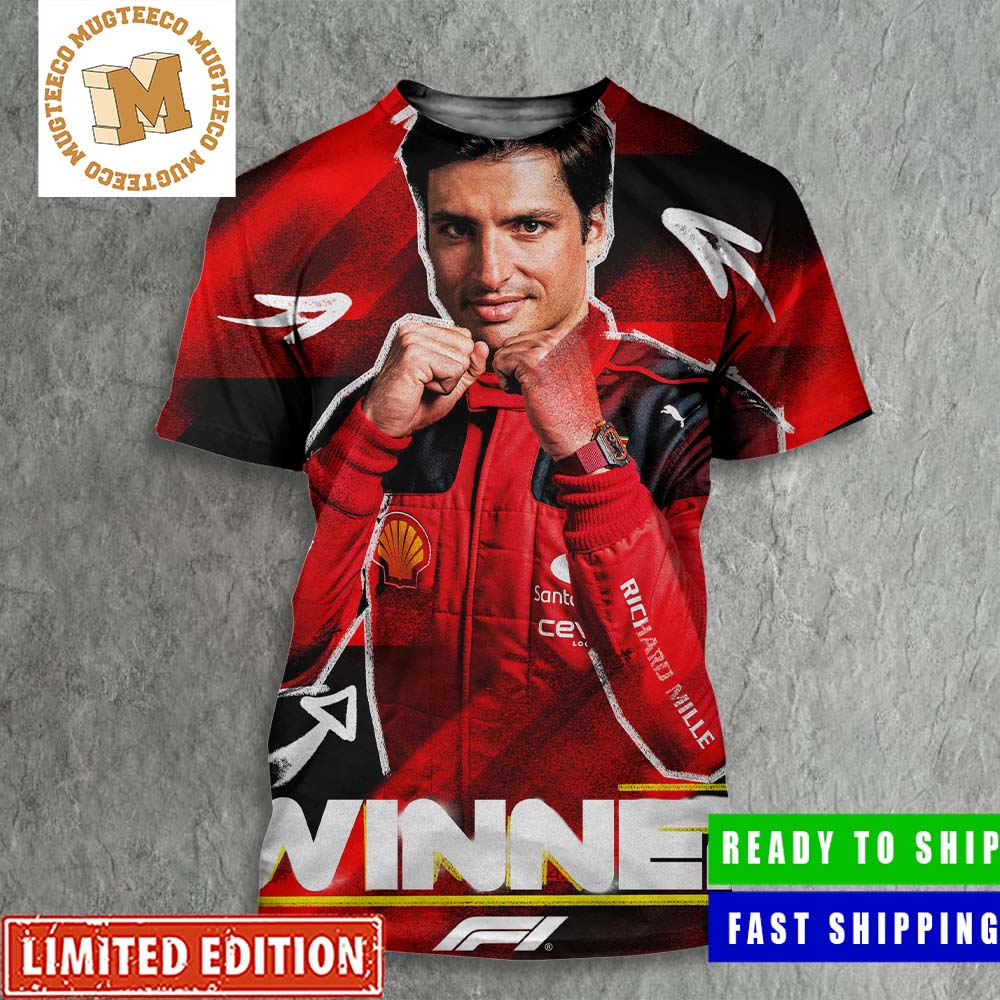 Congrats Carlos Sainz Is The Winner Of Singapore GP All Over Print Shirt