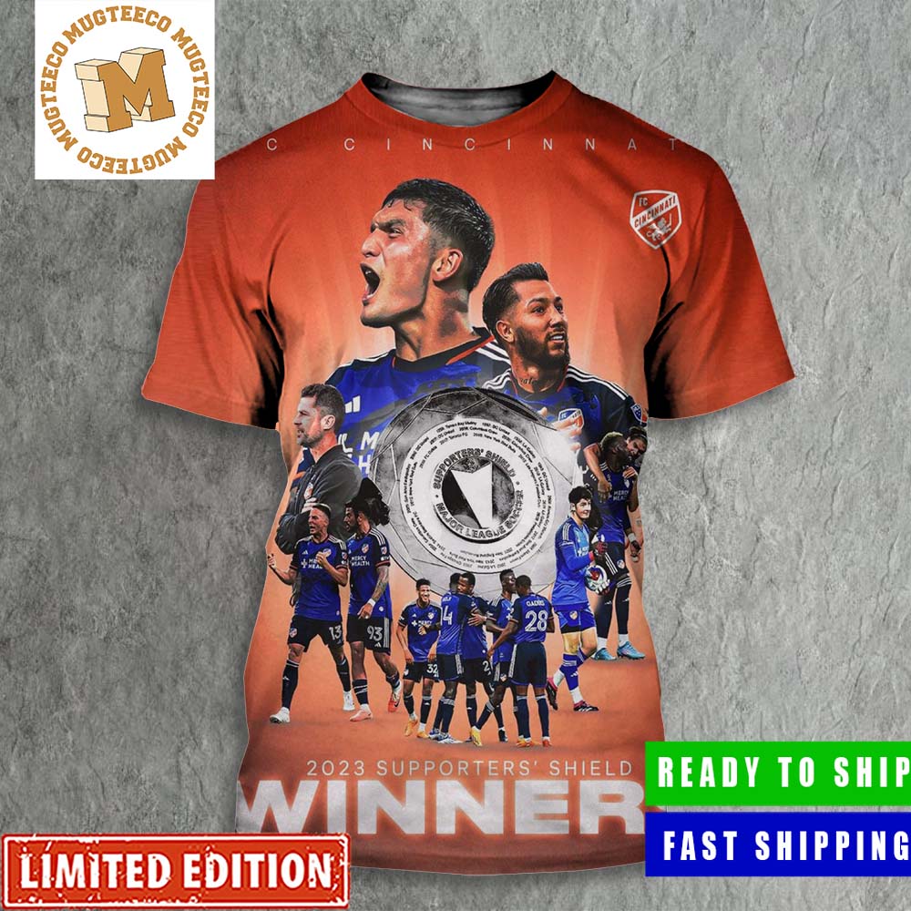 Congrats FC Cincinnati 2023 Supporters Shield Winners Poster All Over Print Shirt