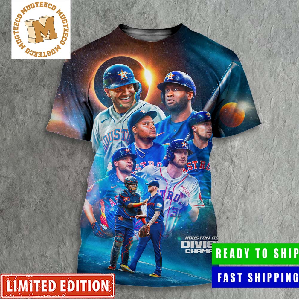 Congrats Houston Astros Are The MLB AL West Division Champions 2023 Poster All Over Print Shirt