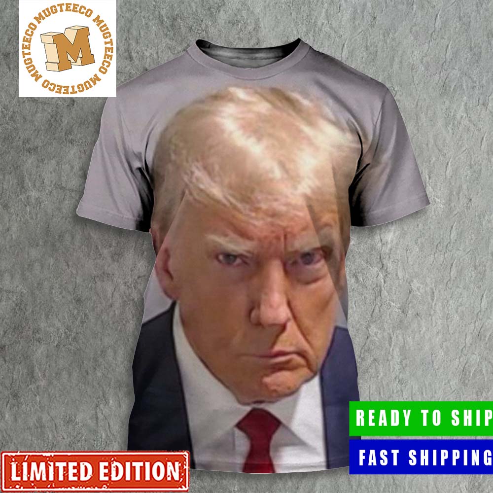 Donald Trump Official Mugshot All Over Print Shirt