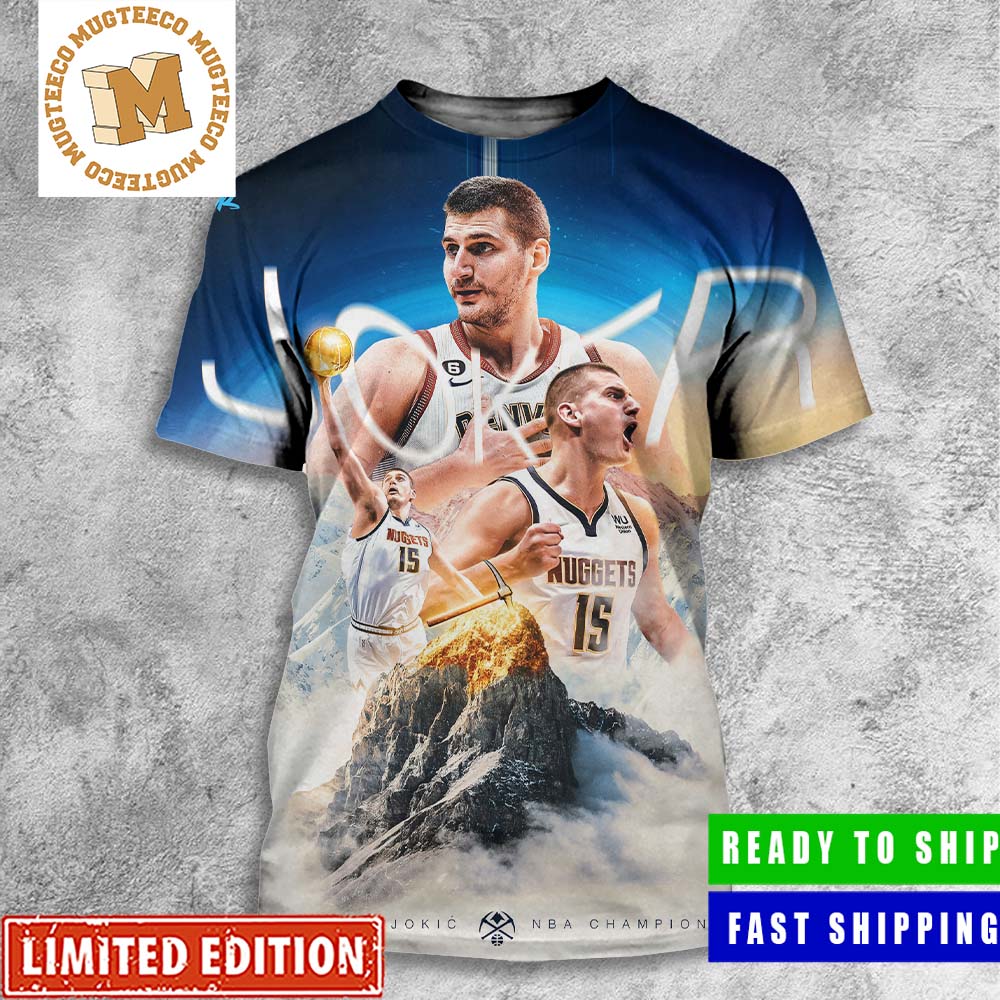 Joker Nikola Jokic NBA Champion MVP All Over Print Shirt