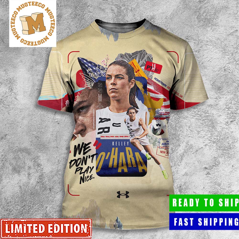 Kelley O_Hara USA Team Under Armour World Cup Project All Over Print Shirt