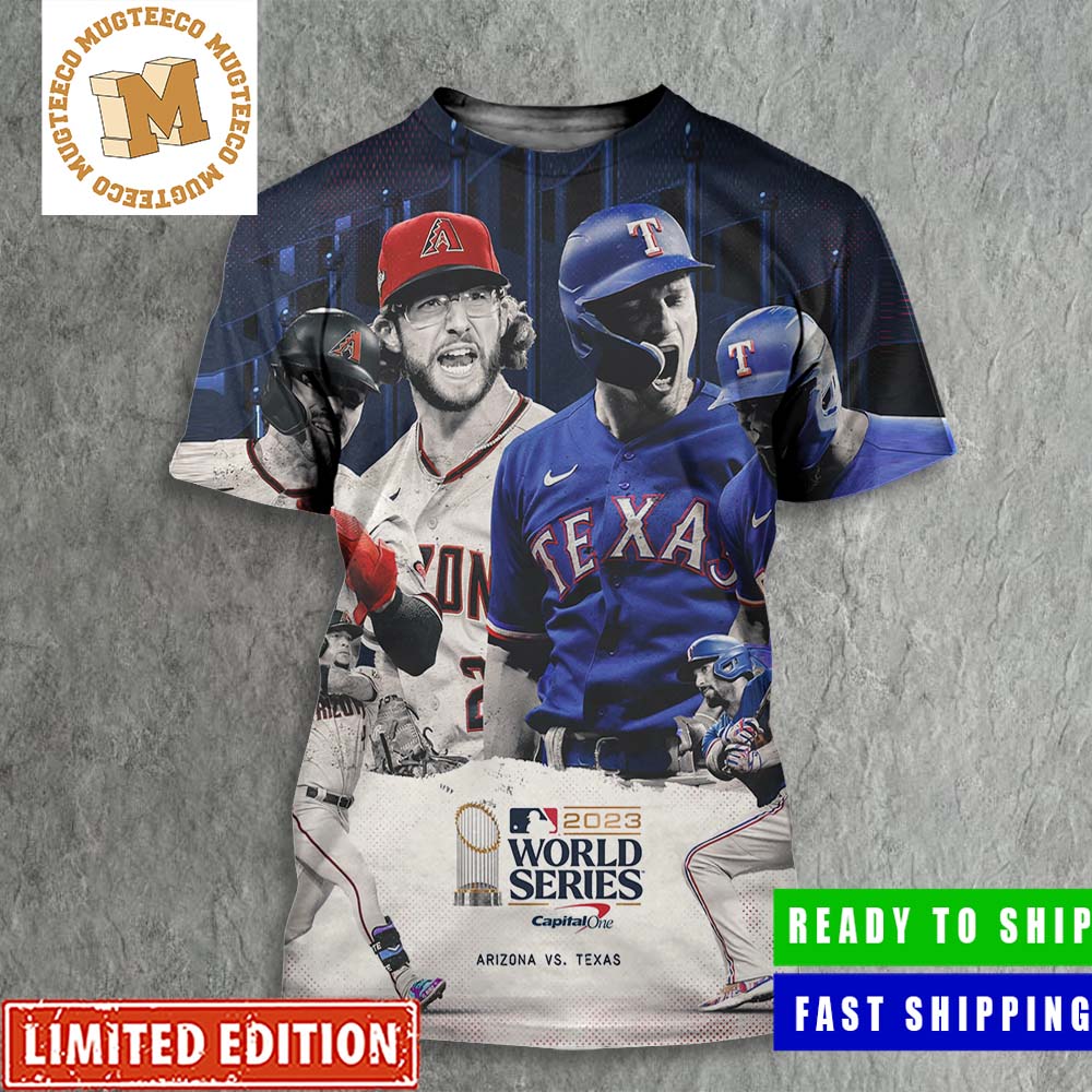 MLB The 2023 World Series Texas Ranges Vs Arizona Diamondbacks All Road Lead To October All Over Print Shirt
