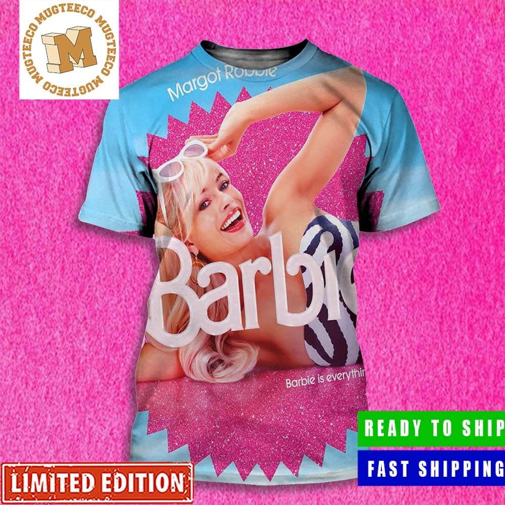 Margot Robbie Played Barbie Poster All Over Print Shirt