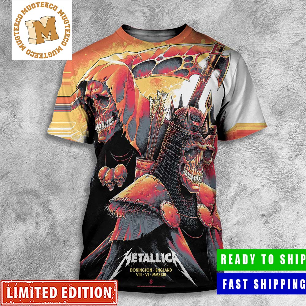 Metallica Castle Donington England M72 World Tour No Repeat Weekend All Over Print Shirt