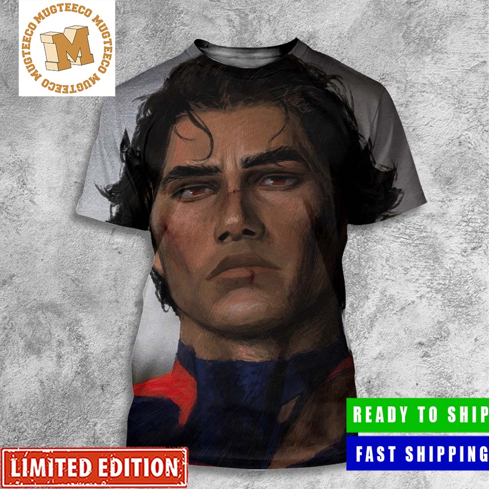 Miguel Ohara Spider Man 2099 Spider Man Across The Spider Verse Painting Style All Over Print Shirt