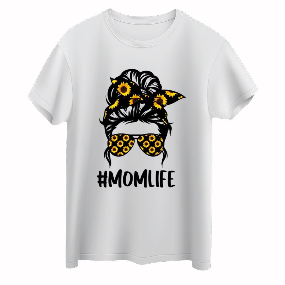 Mom Life Shirt, Sunflower Mom Life Shirt, Sunflower Shirt, Sunflower Lover Mom Shirt