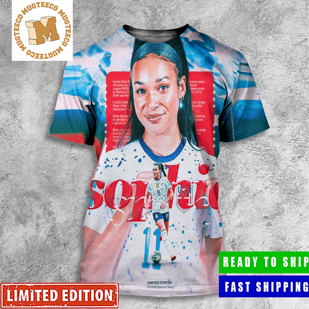 Sophia Smith From United States Women_s National Team FIFA Women_s World Cup 2023 All Over Print Shirt