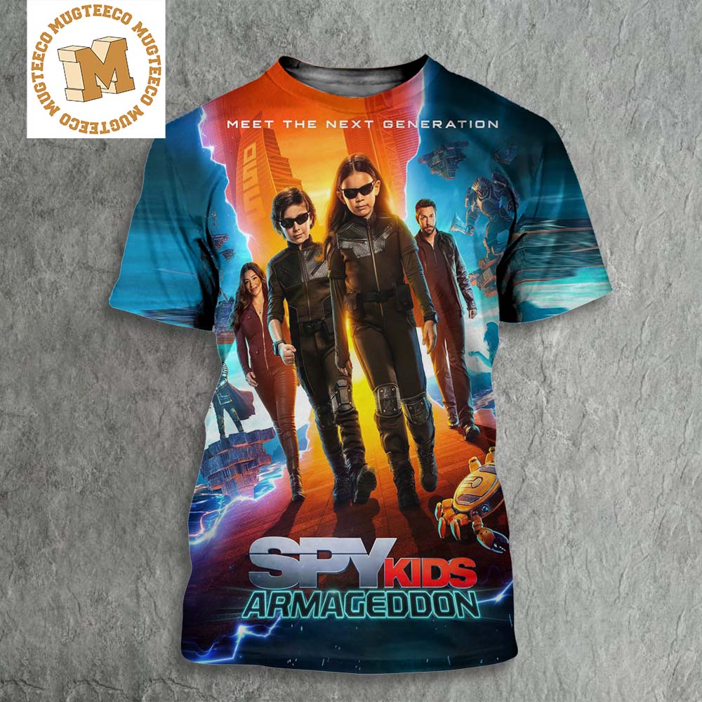 Spy Kids Armageddon Reboot Releasing September 22 On Netflix First Poster All Over Print Shirt Spy Kids Armageddon Reboot Releasing September 22 On Netflix First Poster All Over Print Shirt
