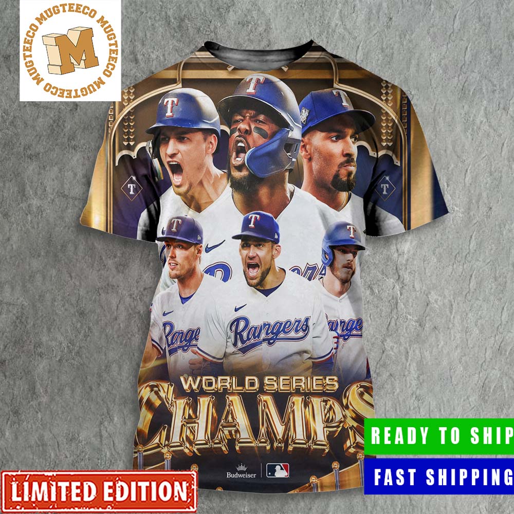 Texas Rangers Are MLB 2023 World Series Champions All Over Print Shirt