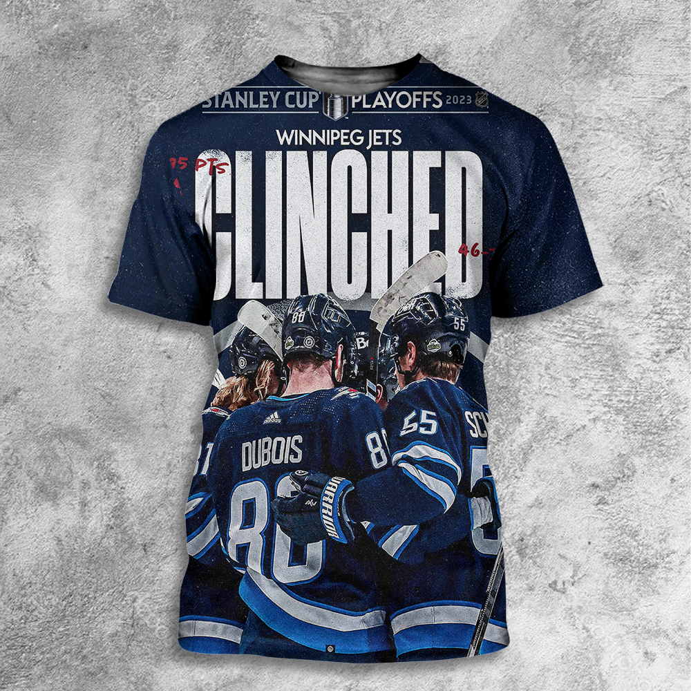 Winnipeg Jets Clinched 2023 Stanley Cup Playoffs All Over Print Shirt