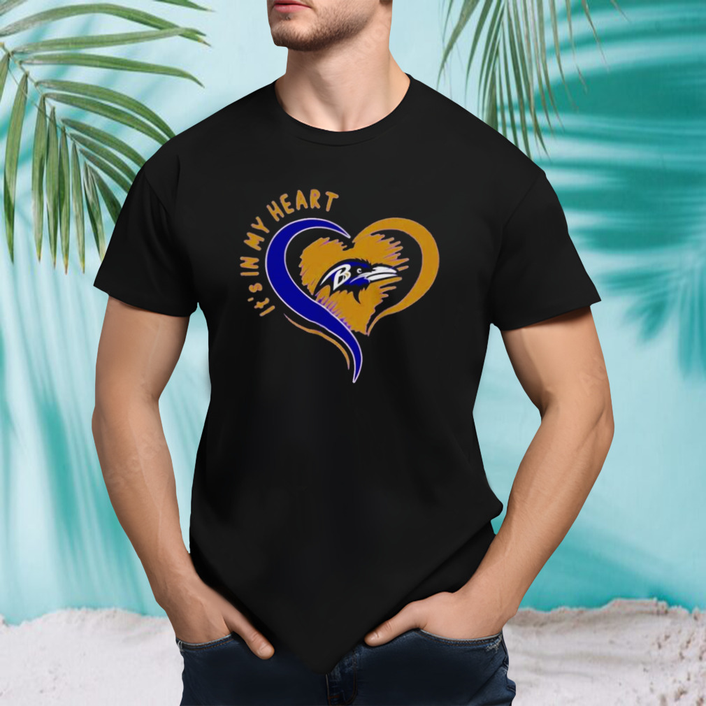 Baltimore Ravens it’s in my heart shirt