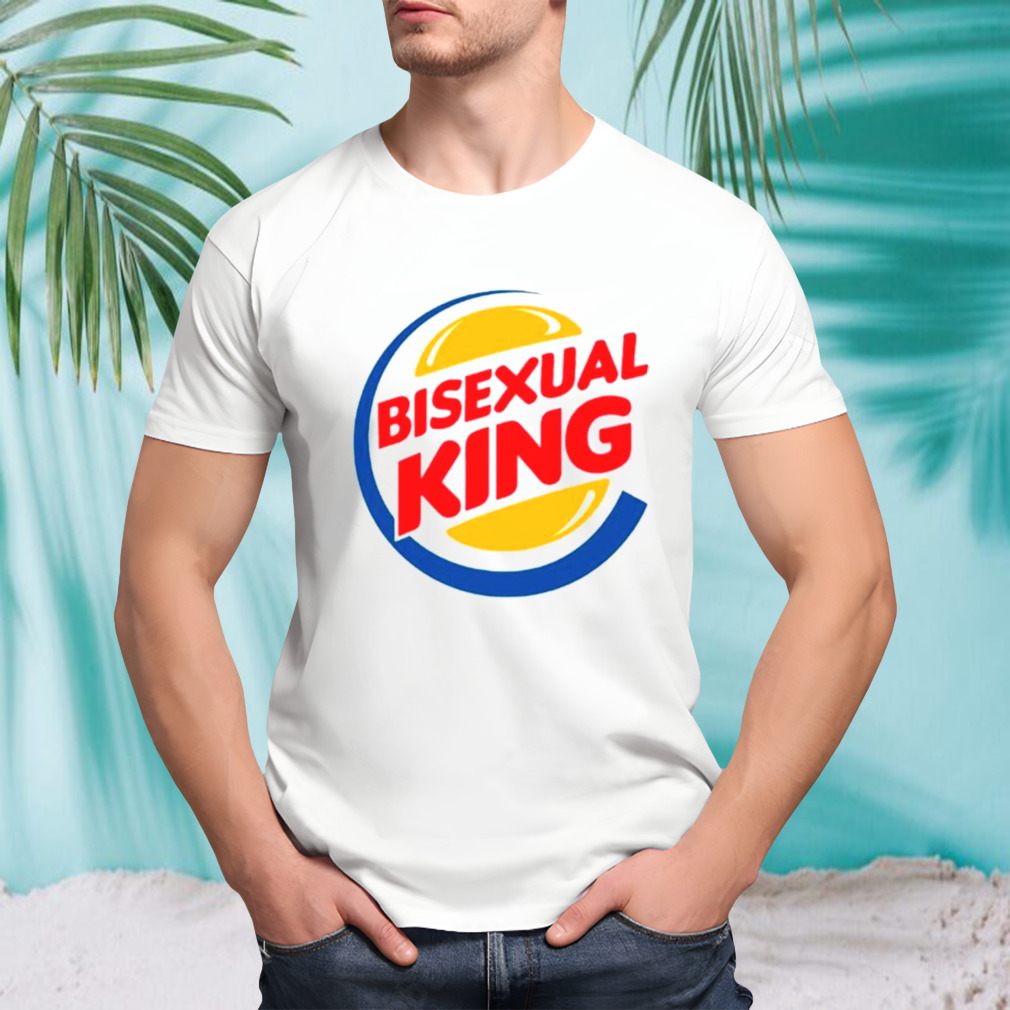 Bisexual king parody logo shirt