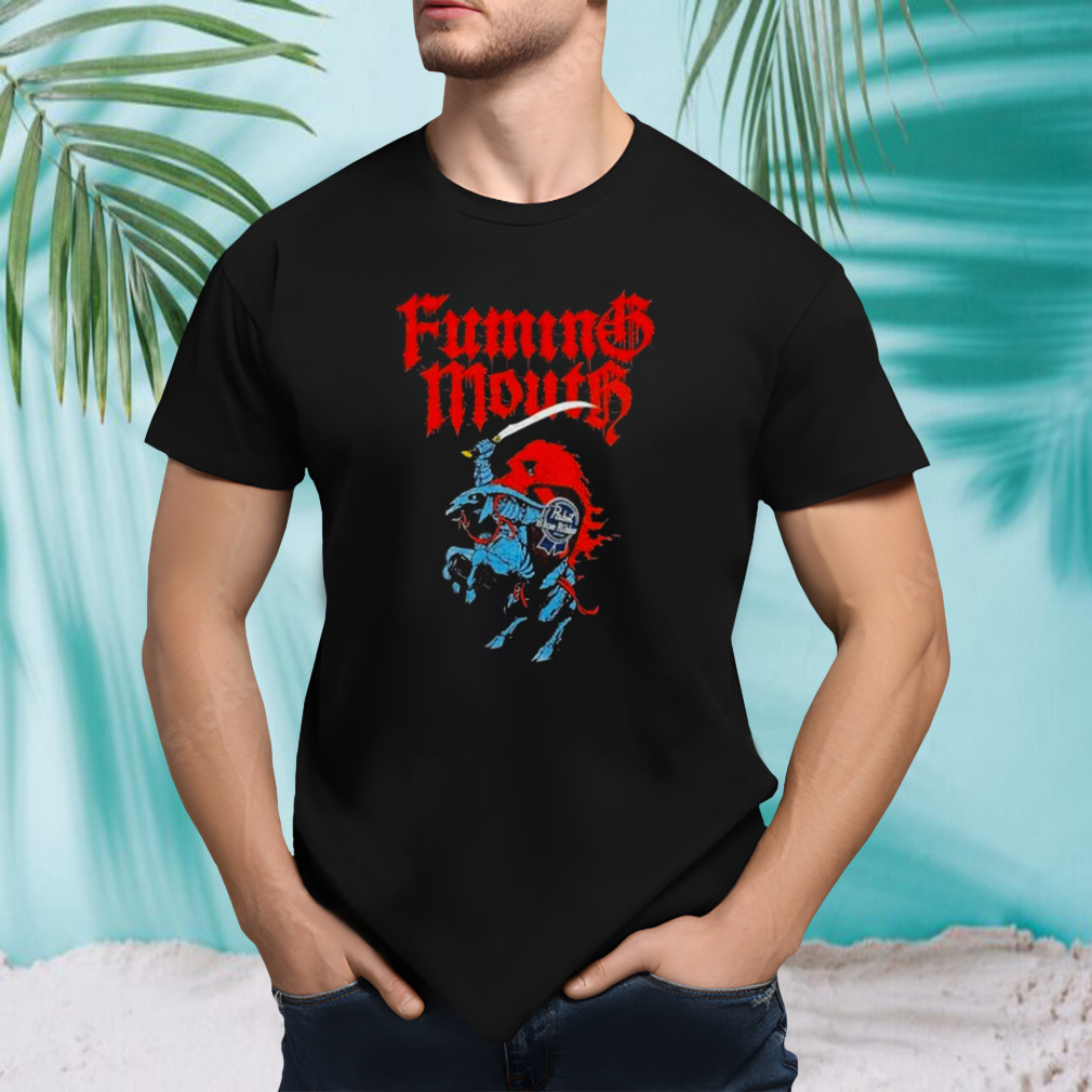 Fuming Mouth Pabst Blue Ribbon Collab I’ll Find You T-shirt