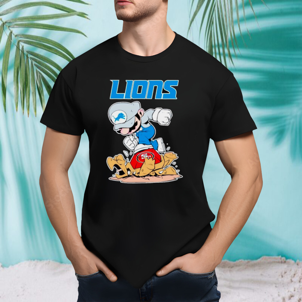 Mario Lions Stomps On San Francisco 49ers shirt