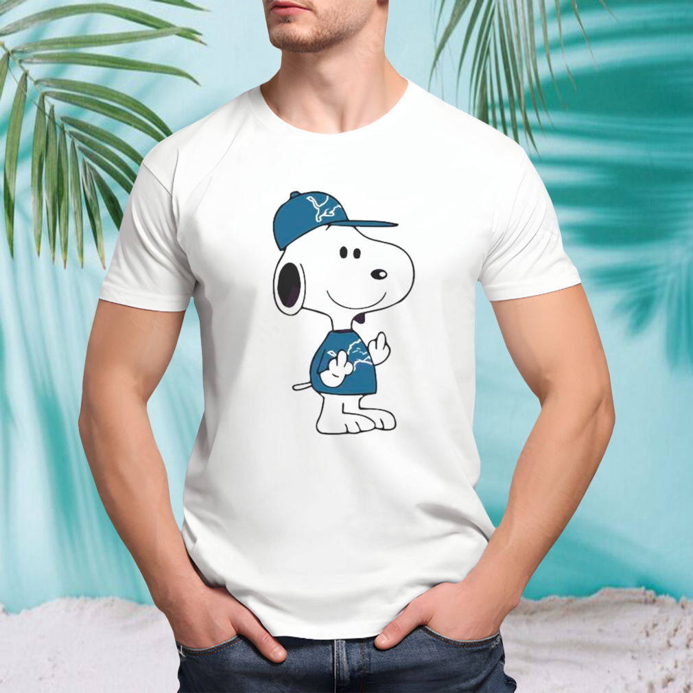Snoopy Detroit Lions Football shirt