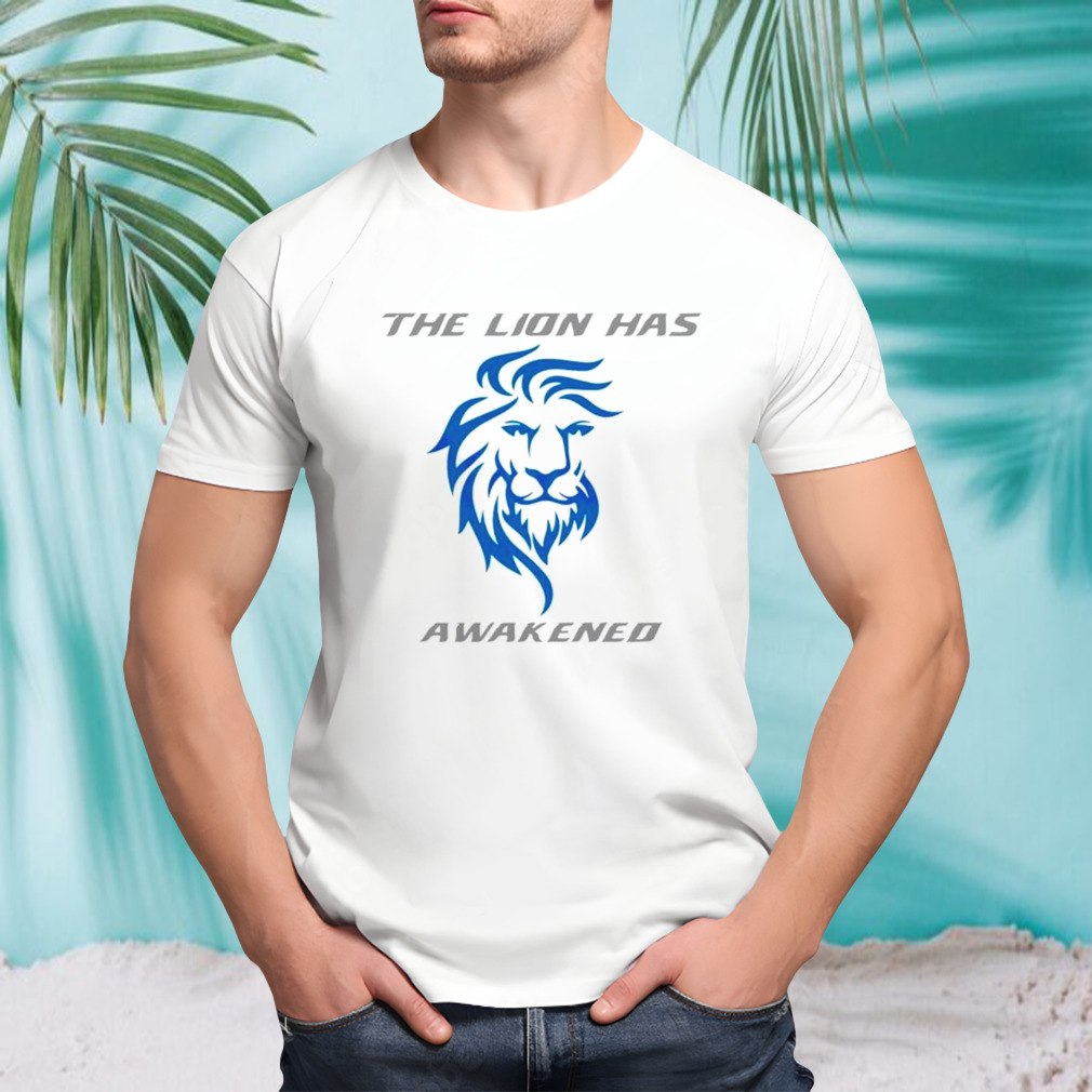 The Lions has awakened Detroit Football shirt