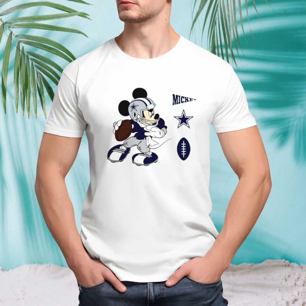 Mickey mouse player Dallas Cowboys Disney football shirt