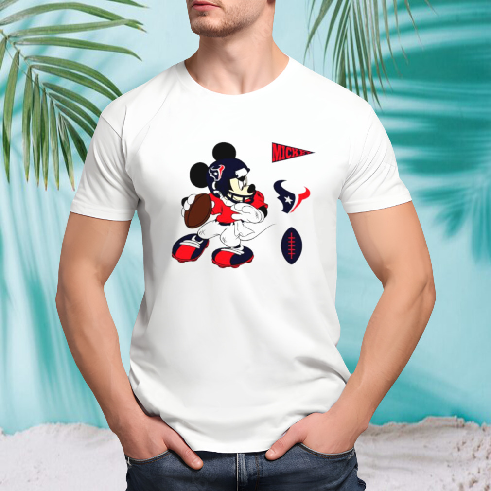 Mickey mouse player Houston Texans Disney football shirt