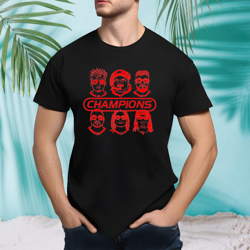 Kansas City Champions Chiefs football player coach shirt