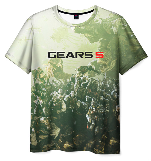 Gears of war 5 apparel design 3d Tshirt