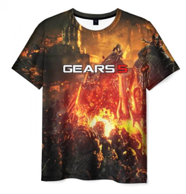 Gears of war 5 footage game print 3d Tshirt