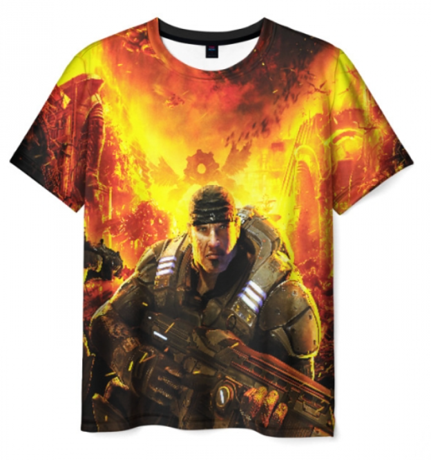Gears of war 5 hero print game 3d Tshirt