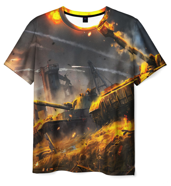 design war picture tanks 3d Tshirt