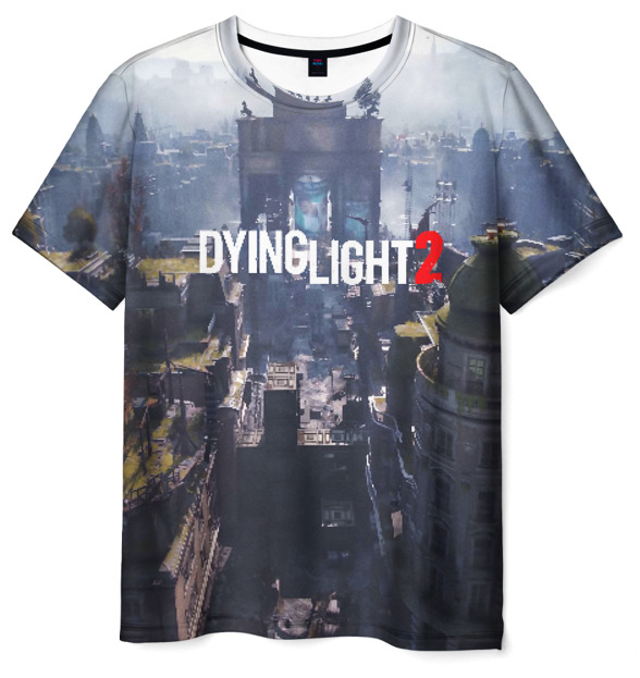 emblem text game Dying Light 3d Tshirt