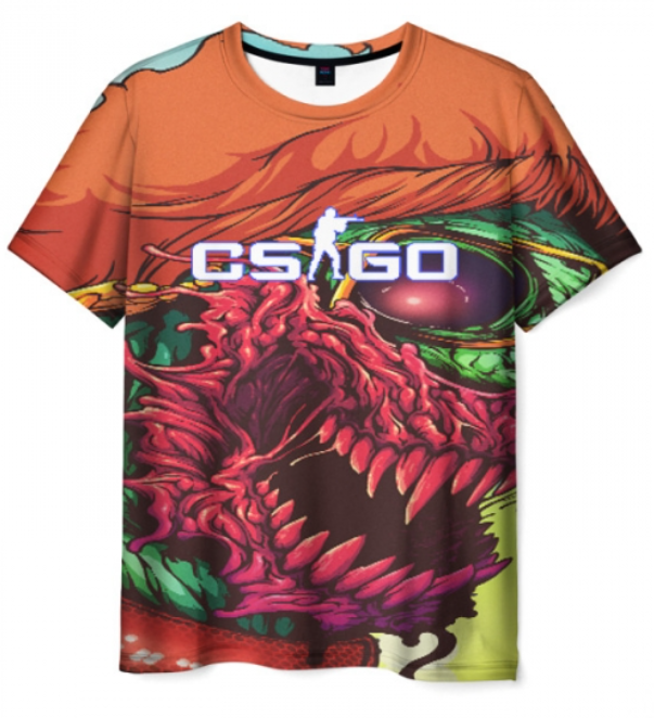 game CS GO psychedelic print 3d T-shirt
