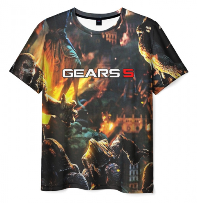 game scene Gears of war 5 apparel 3d Tshirt