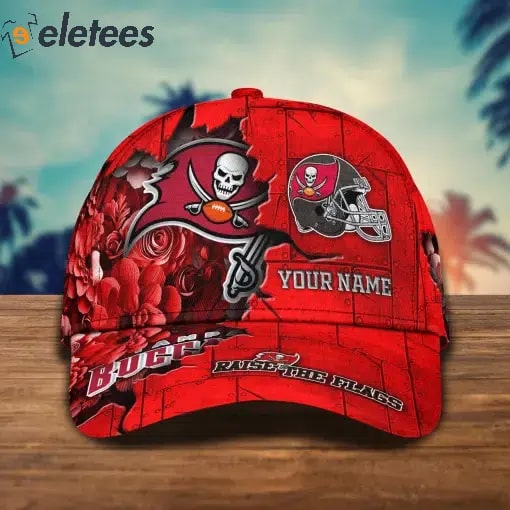 Buccaneers Raise The Flags Custom Name 3D Hat