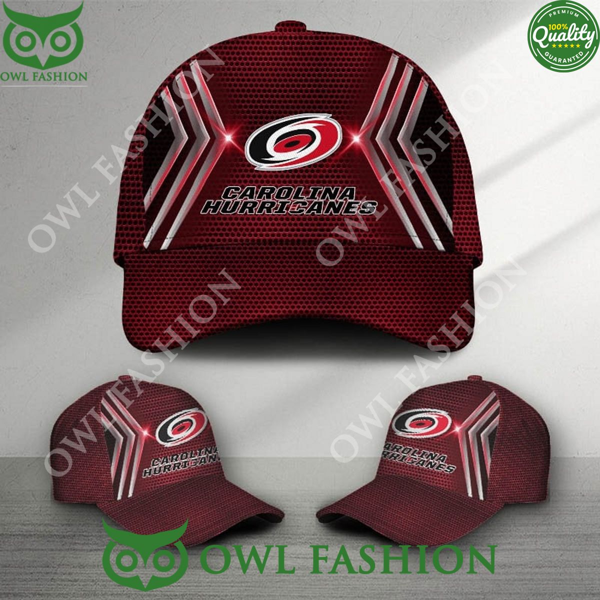 Carolina Hurricanes Printed NHL Ice Hockey Classic Cap