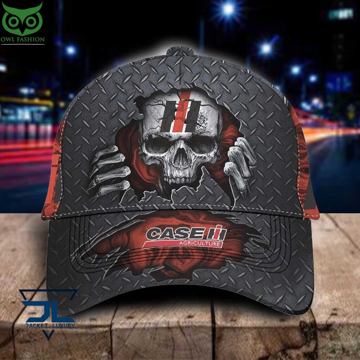 Case IH Car Skull Metal Classic Cap