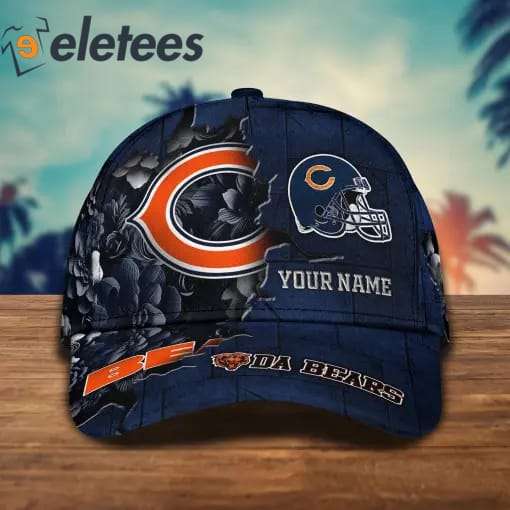 Da Bears Custom Name 3D Cap