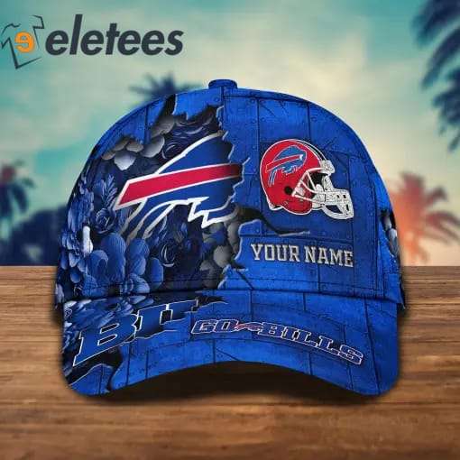 Go Bills Custom Name 3D Cap