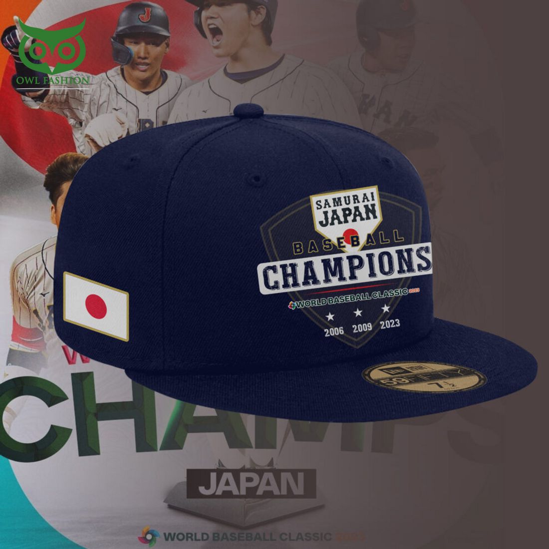 Japan Baseball New Era Navy 2023 World Baseball Classic Classic Cap