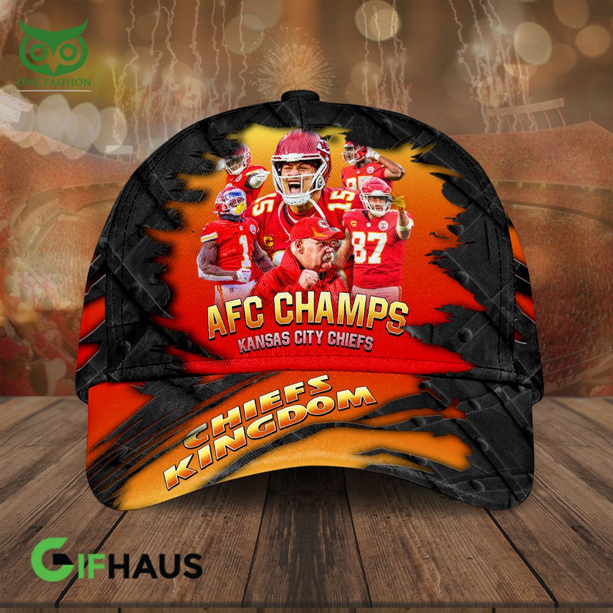 NFL Kansas City Chiefs Football Team Classic Cap