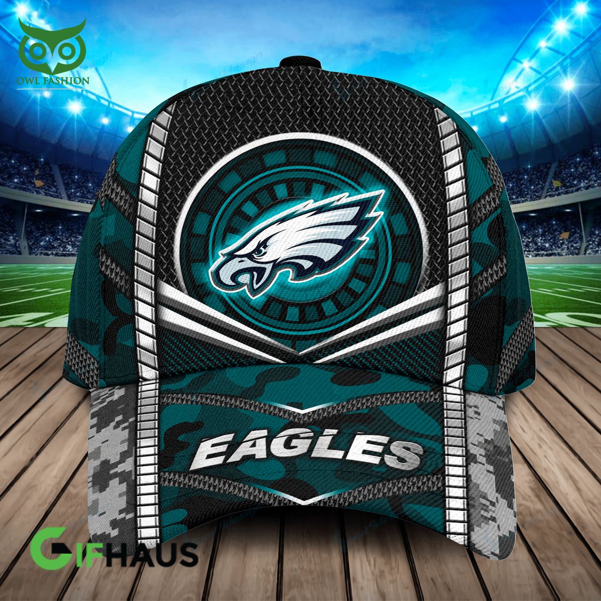 NFL Philadelphia Eagles Camou Pattern Classic Cap