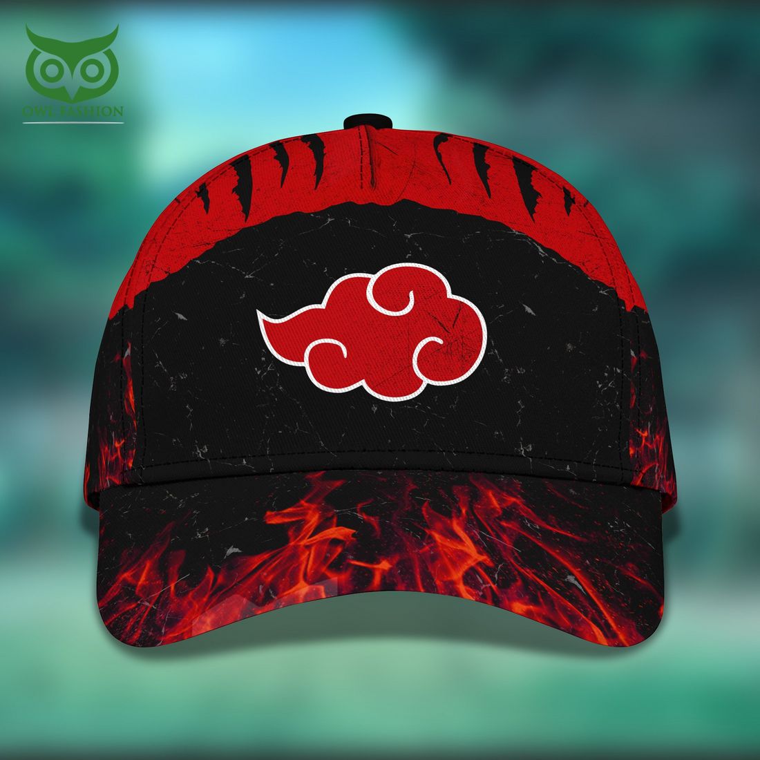 Naruto Anime Red and Black Classic Cap