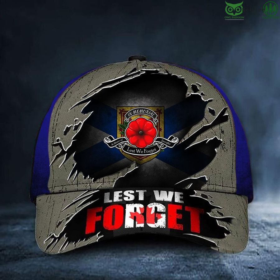 Nova Scotia Lest We Forget Poppy Canada Patriotic Veterans Remembrance Day classic cap