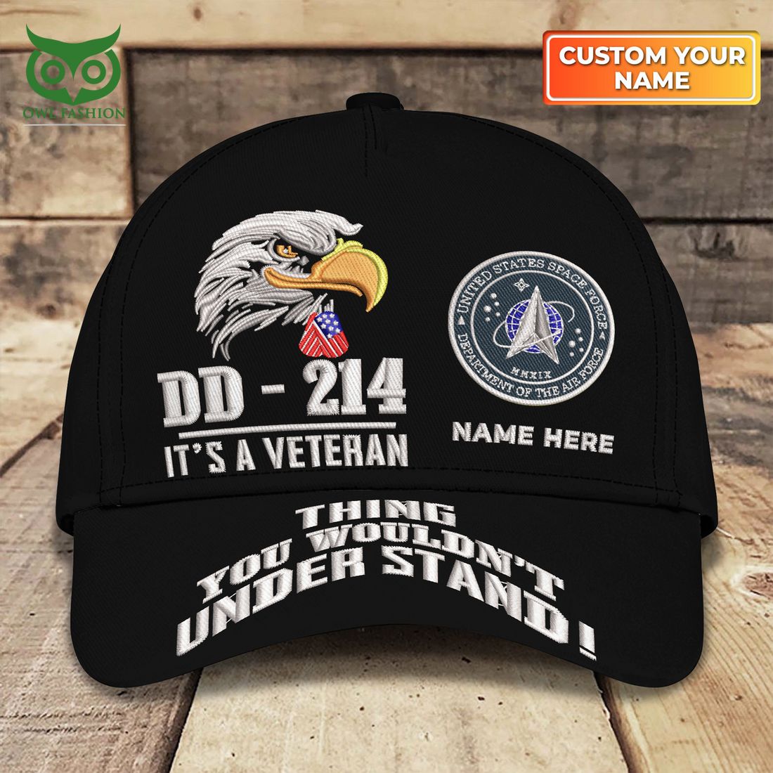 Personalized United States Space Force U.S.S.F Classic Cap