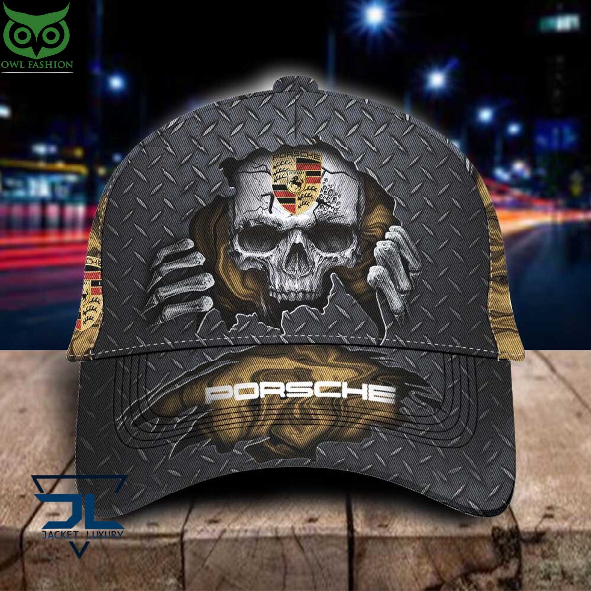 Porsche Metall Skull Classic Cap