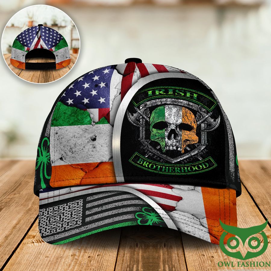 Saint Patrick  Irish skull brotherhood Classic cap