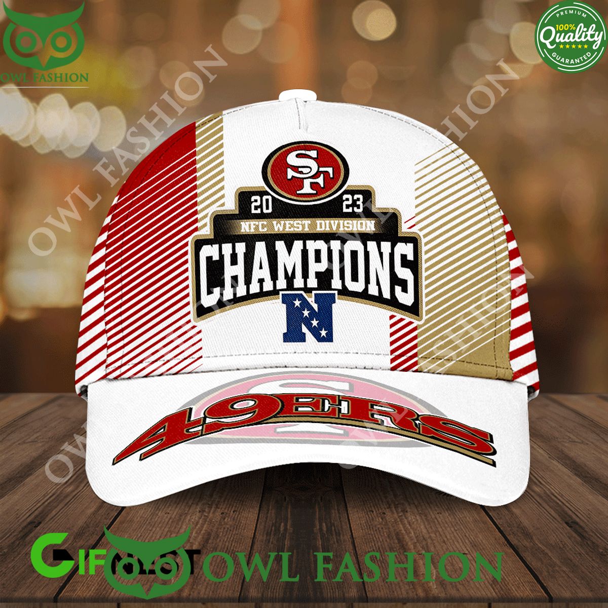 San Francisco 49ers NFC Champions White Classic Cap